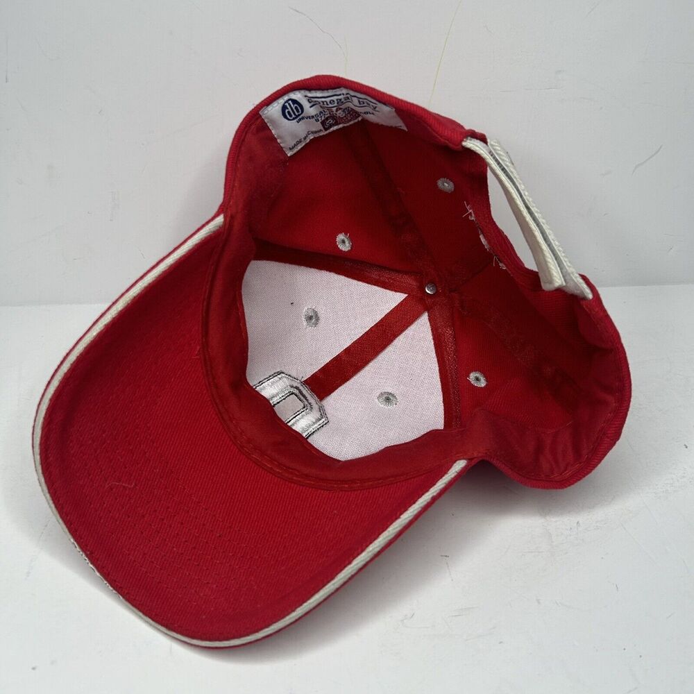 Ohio State Buckeyes Vintage Hat/cap, Red Donegal Bay made in USA adjustable - Picture 7 of 11